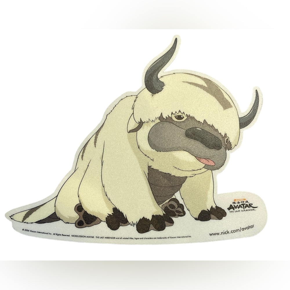 RARE AVATAR THE LAST AIRBENDER APPA MOUSEPAD! 2006 COMIC CON EXCLUSIVE! - NWOB